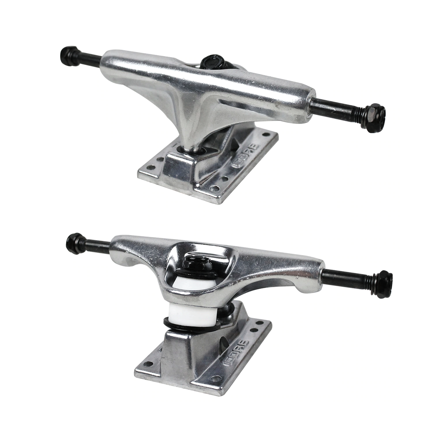 Core Silver Trucks With Silver Standard Base 4.75
