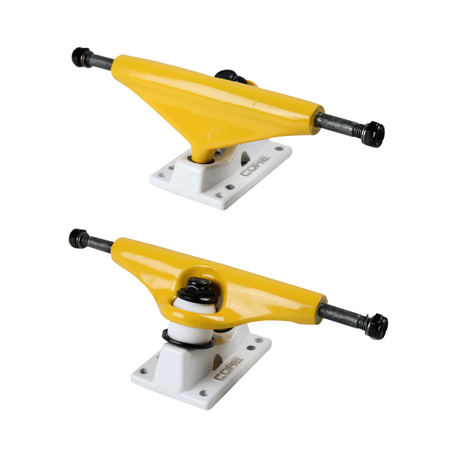 Core Dipped Yellow Trucks With White Standard Base 5.25