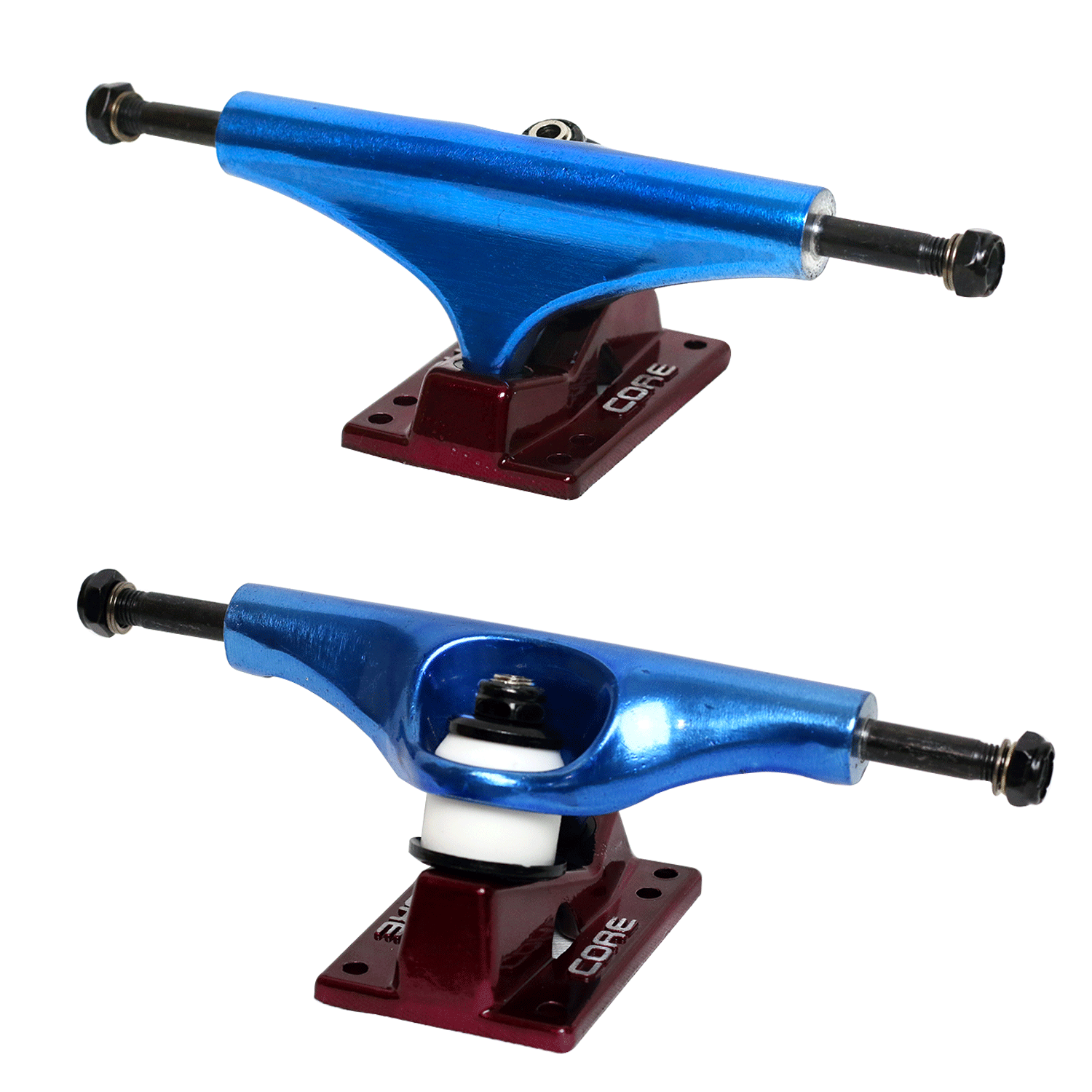 Core Blue Trucks With Red Hollow Base 5.25 