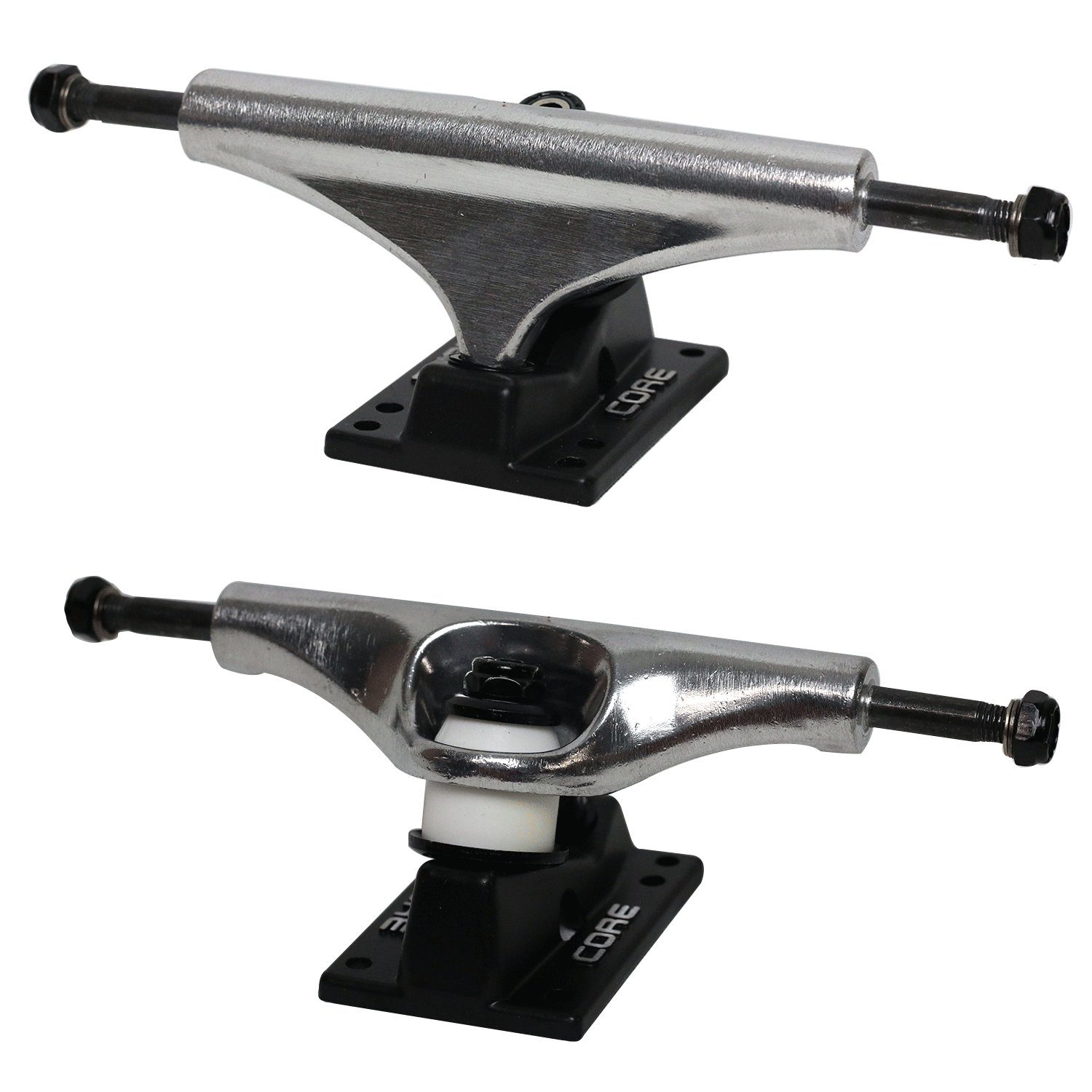 Core Silver Trucks With Black Hollow Base 5.5