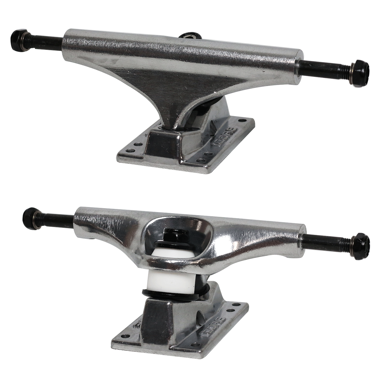 Core Silver Trucks With Silver Hollow Base 6.0