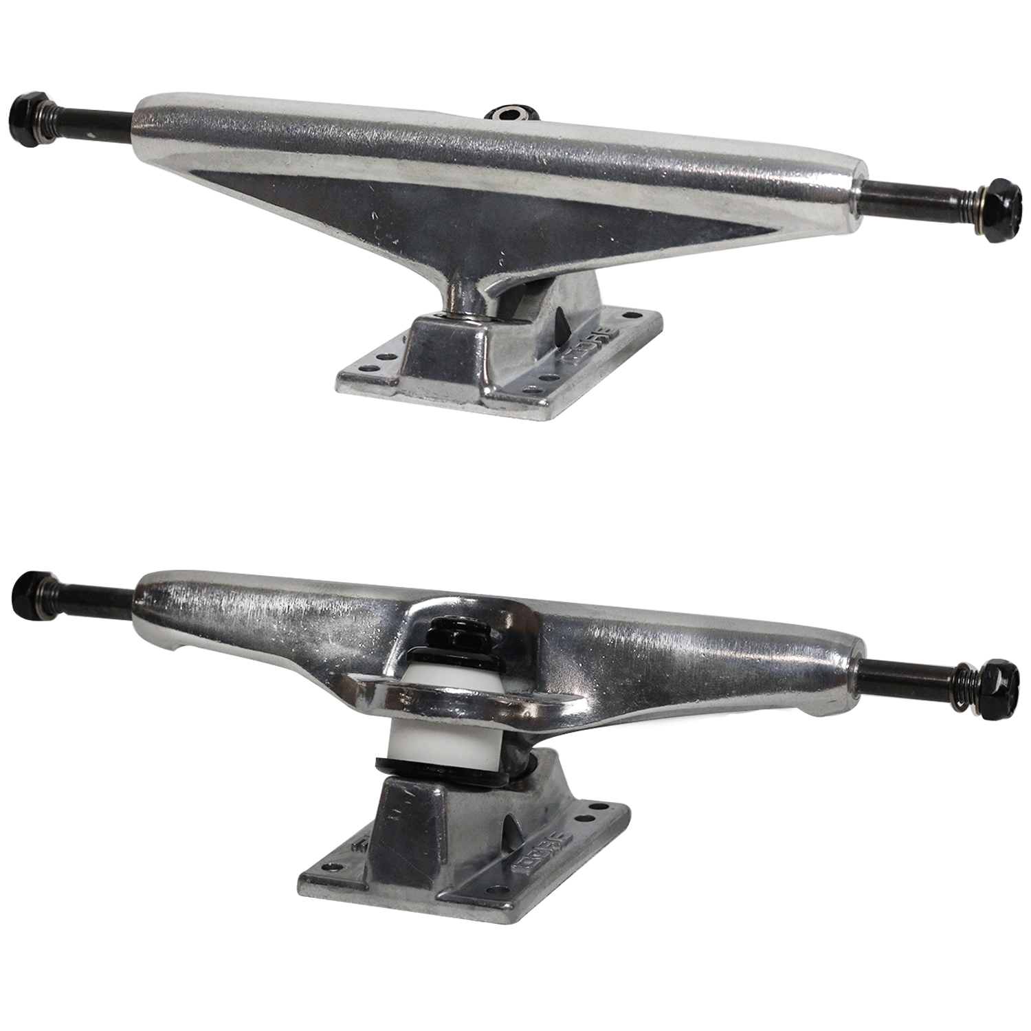 Core Silver Trucks With Silver Hollow Base 7.0