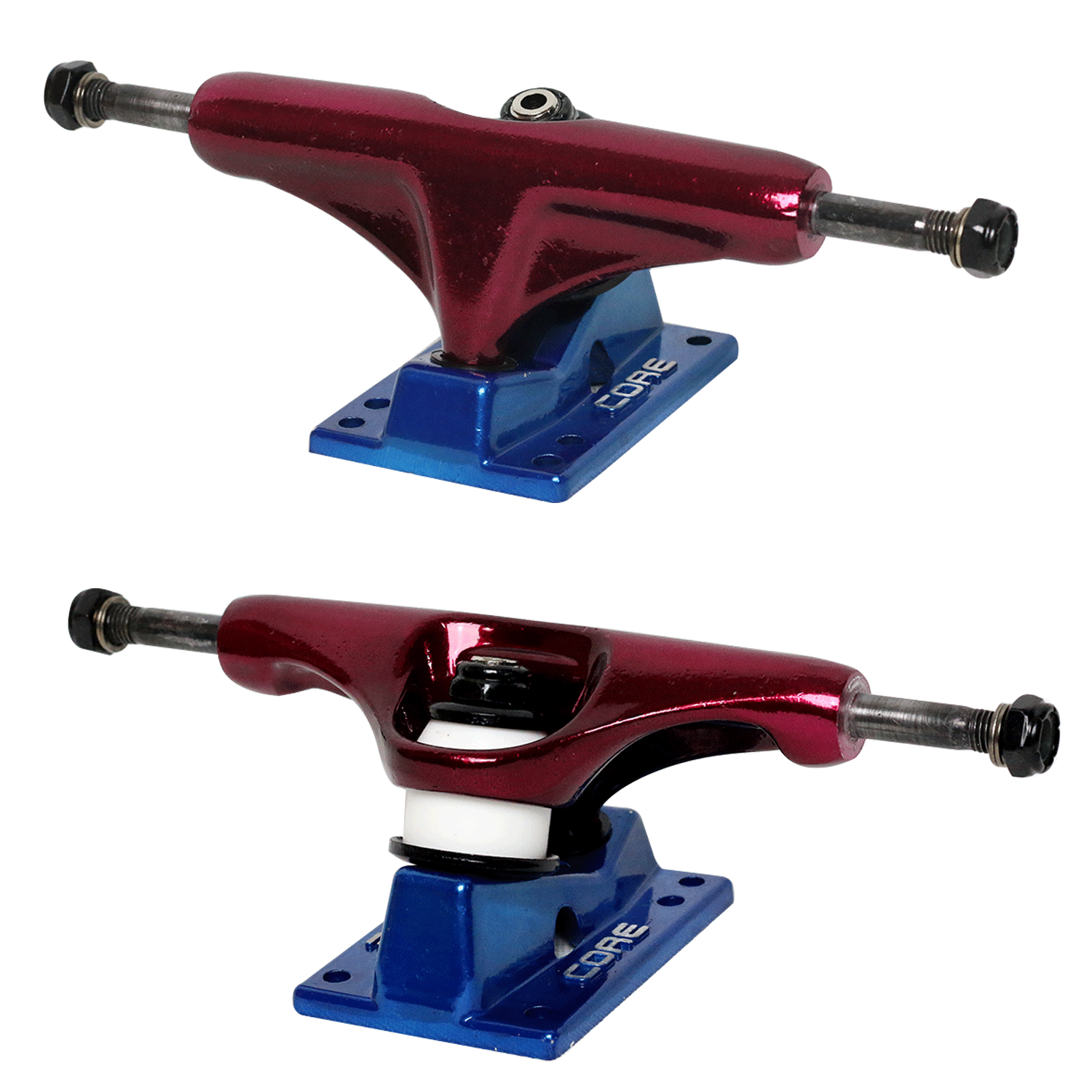 Core Red Trucks With Blue Hollow Base 5.0
