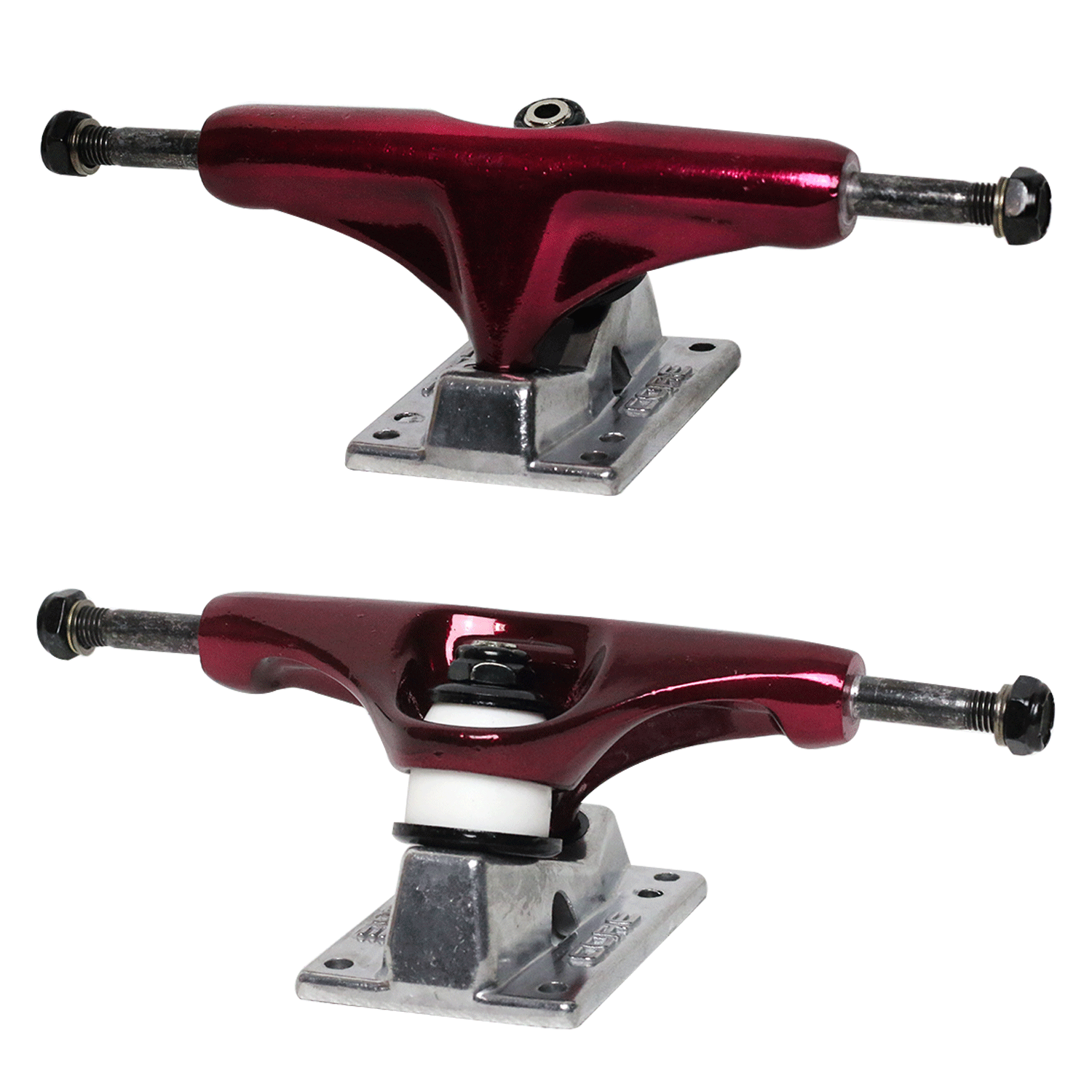 Core Red Trucks With Silver Hollow Base 5.0