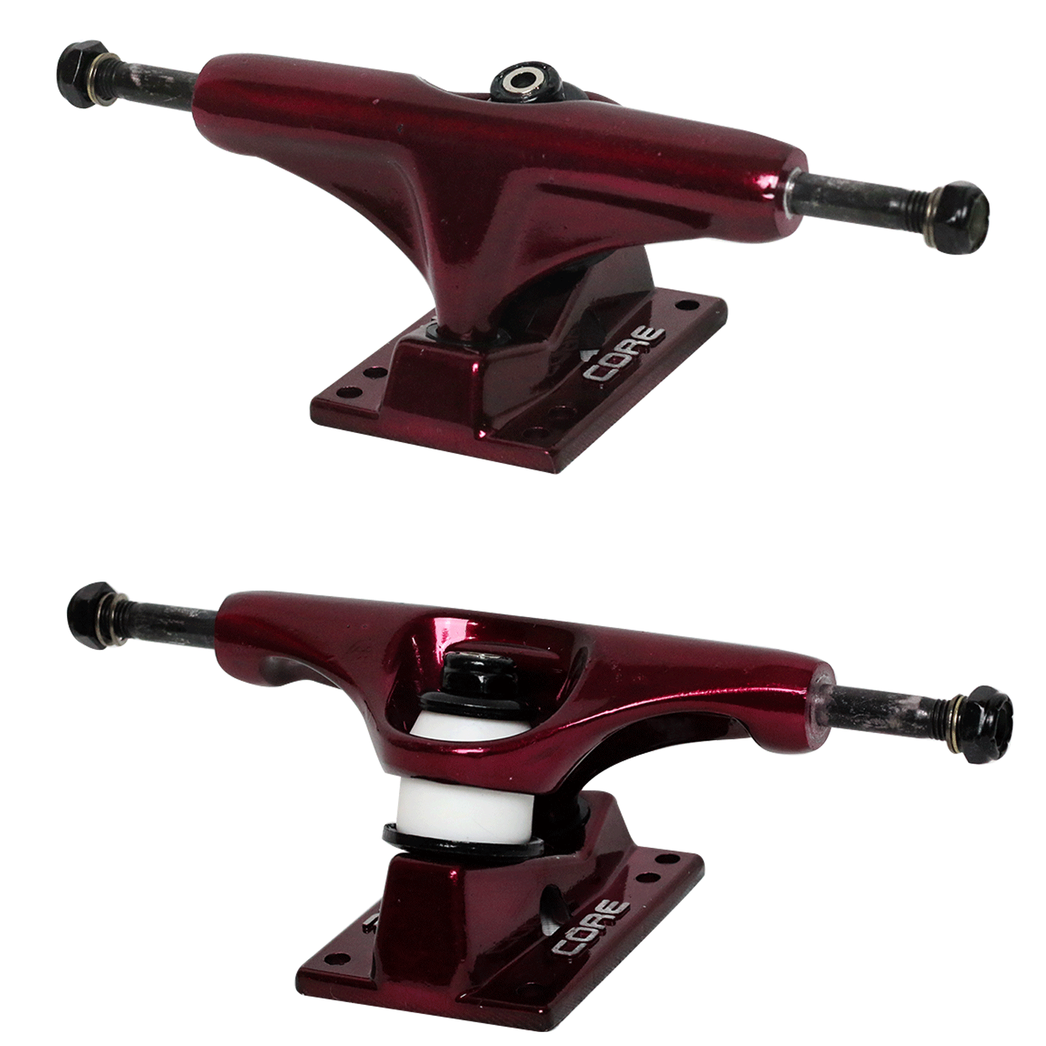 Core Red Trucks With Red Hollow Base 5.0