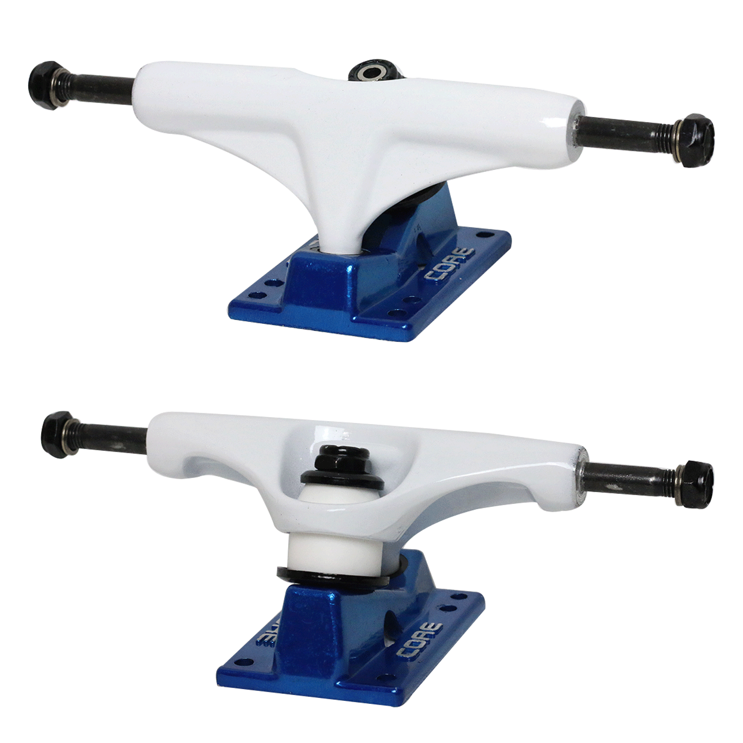 Core White Trucks With Blue Hollow Trucks 5.0